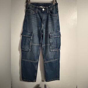 H&M Blue Cargo Pants for Men